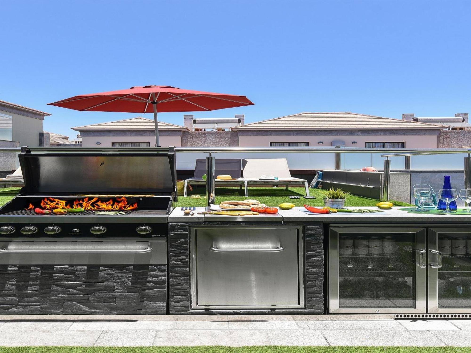 Villa Meloneras Deluxe Luxury Retreat In Gran Canaria Private Heated Pool Garden Terrace Bbq Fitness Walking Distance Of Meloneras, *